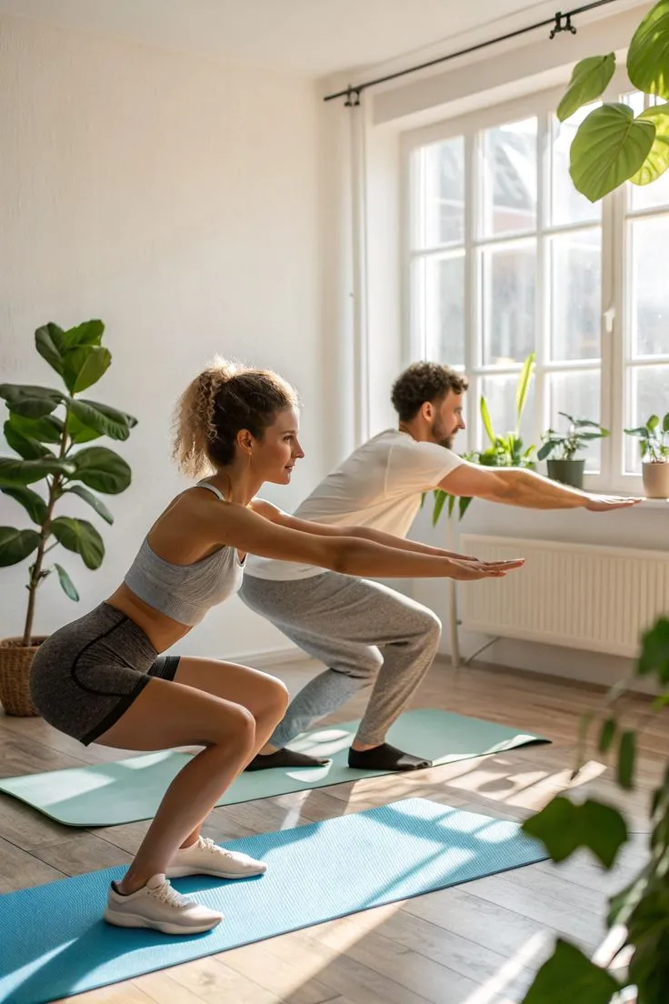 Light fitness activity without gym equipment
